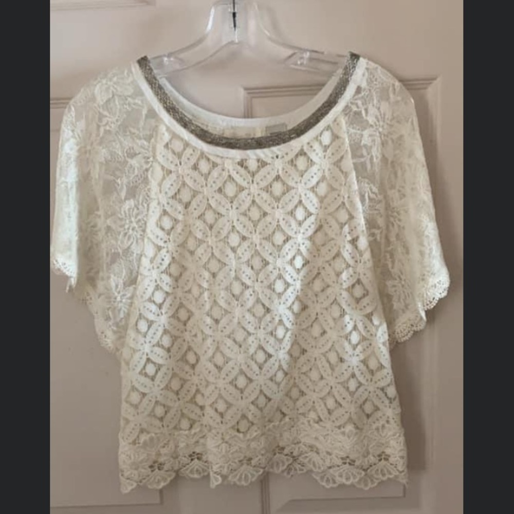 Sheer MISS ME top